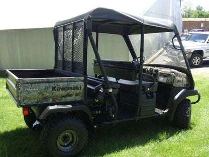 Kawasaki Mule 3000/3010 Trans - Vinyl Windshield/Top/Rear Combo - Windshield/Roof/Back Panel