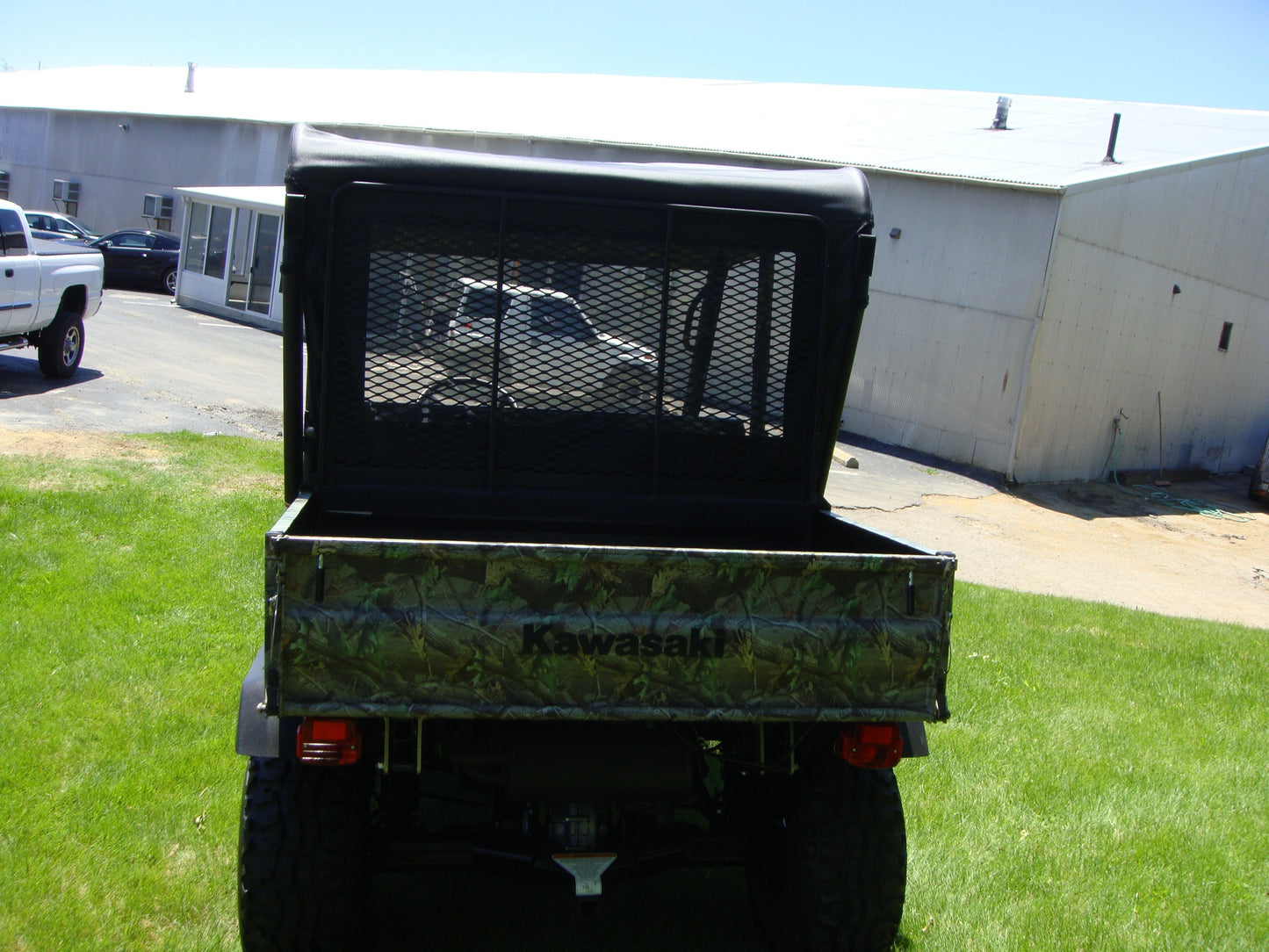 Kawasaki Mule 3000/3010 - Vinyl Windshield/Top/Rear Combo - Windshield/Roof/Back Panel