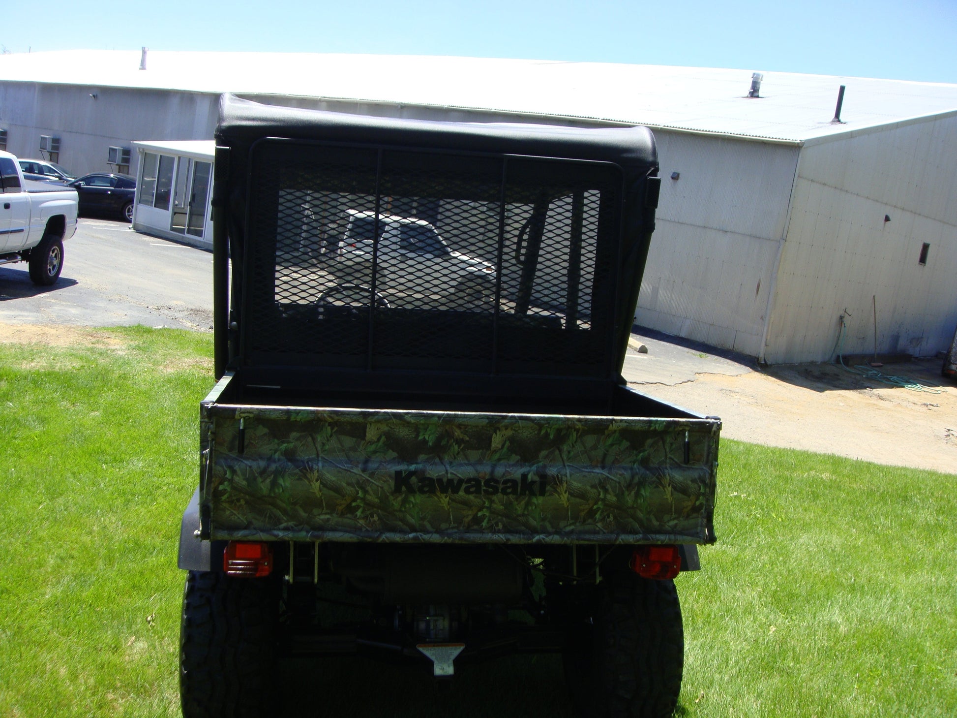 Kawasaki Mule 3000/3010 - Vinyl Windshield/Top/Rear Combo - Windshield/Roof/Back Panel