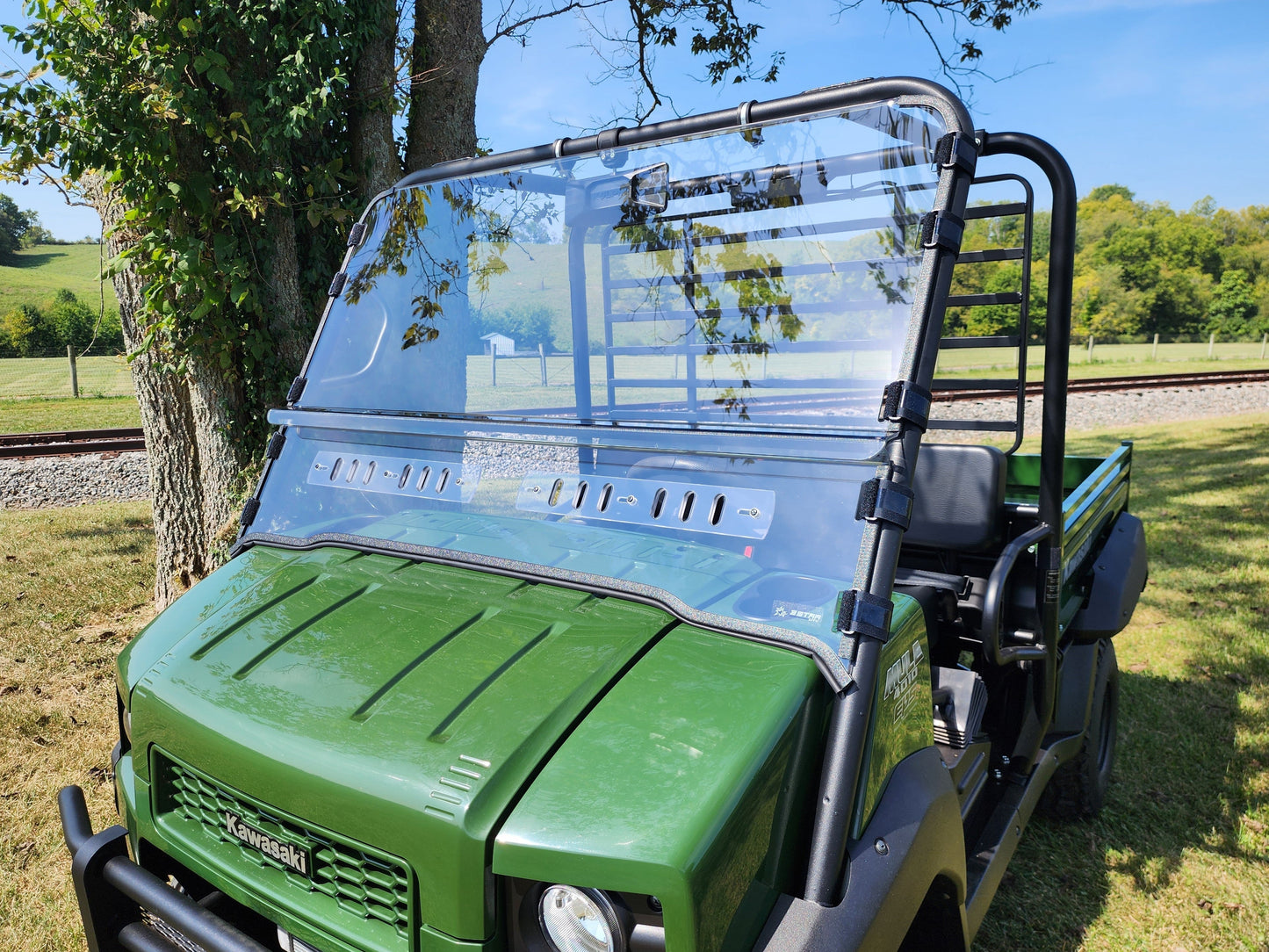 Kawasaki Mule 4000/4010 - 2 Pc Scratch-Resistant Windshield - Windshields