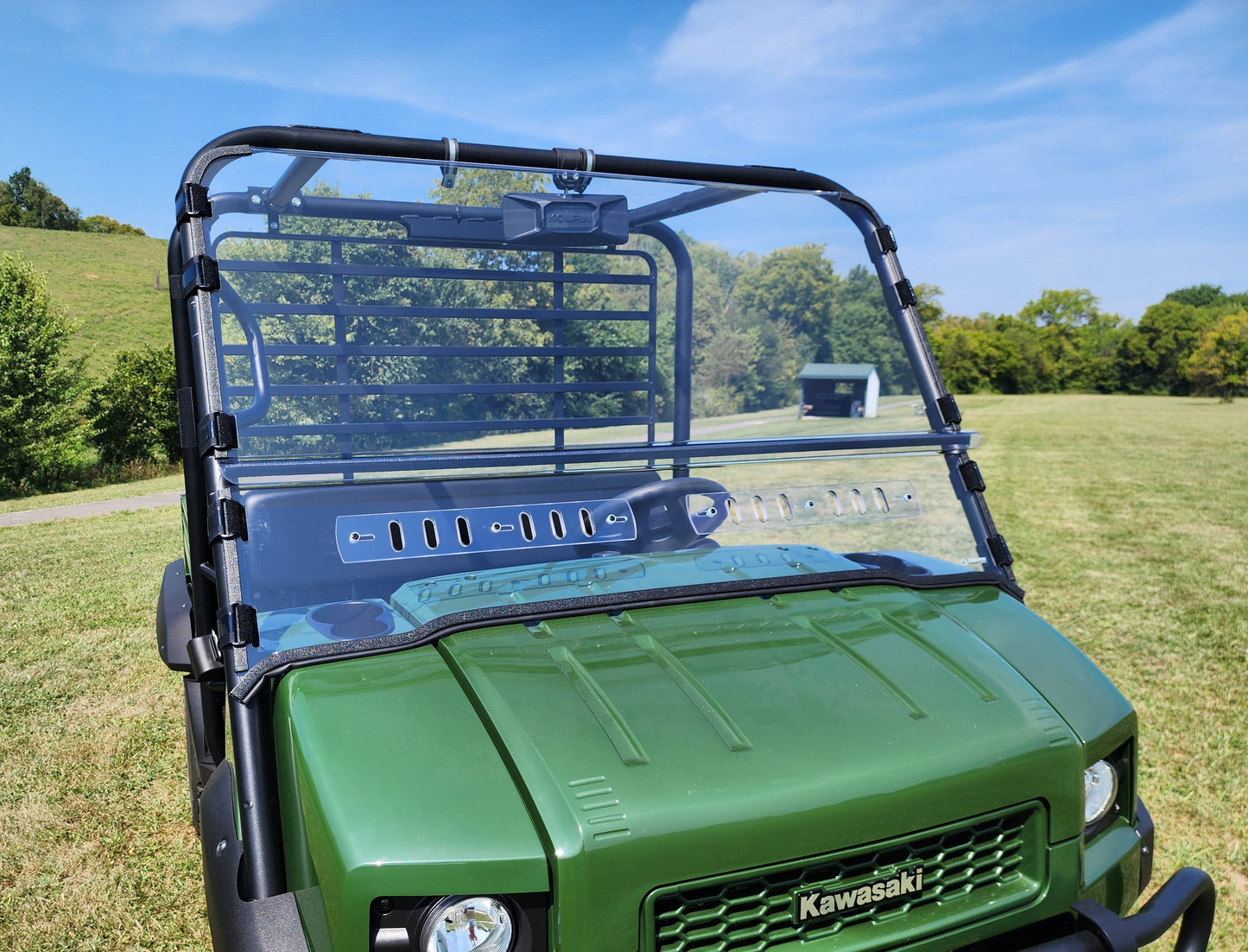 Kawasaki Mule 4000/4010 - 2 Pc Scratch-Resistant Windshield - Windshields