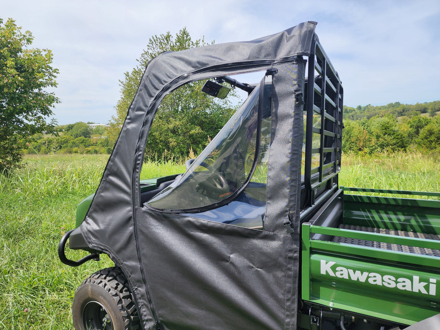 Kawasaki Mule 4000/4010 - Door/Rear Window Combo - Full Door/Back Panel