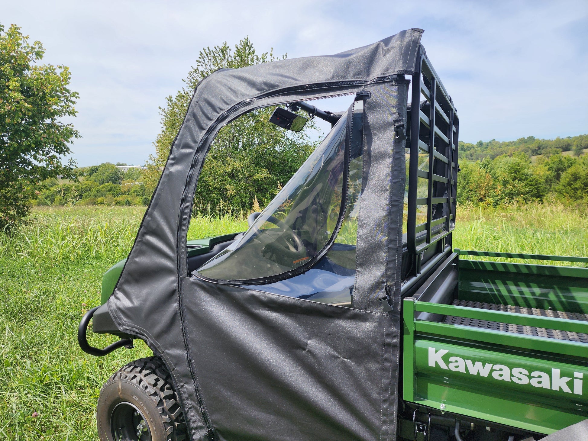 Kawasaki Mule 4000/4010 - Door/Rear Window Combo - Full Door/Back Panel