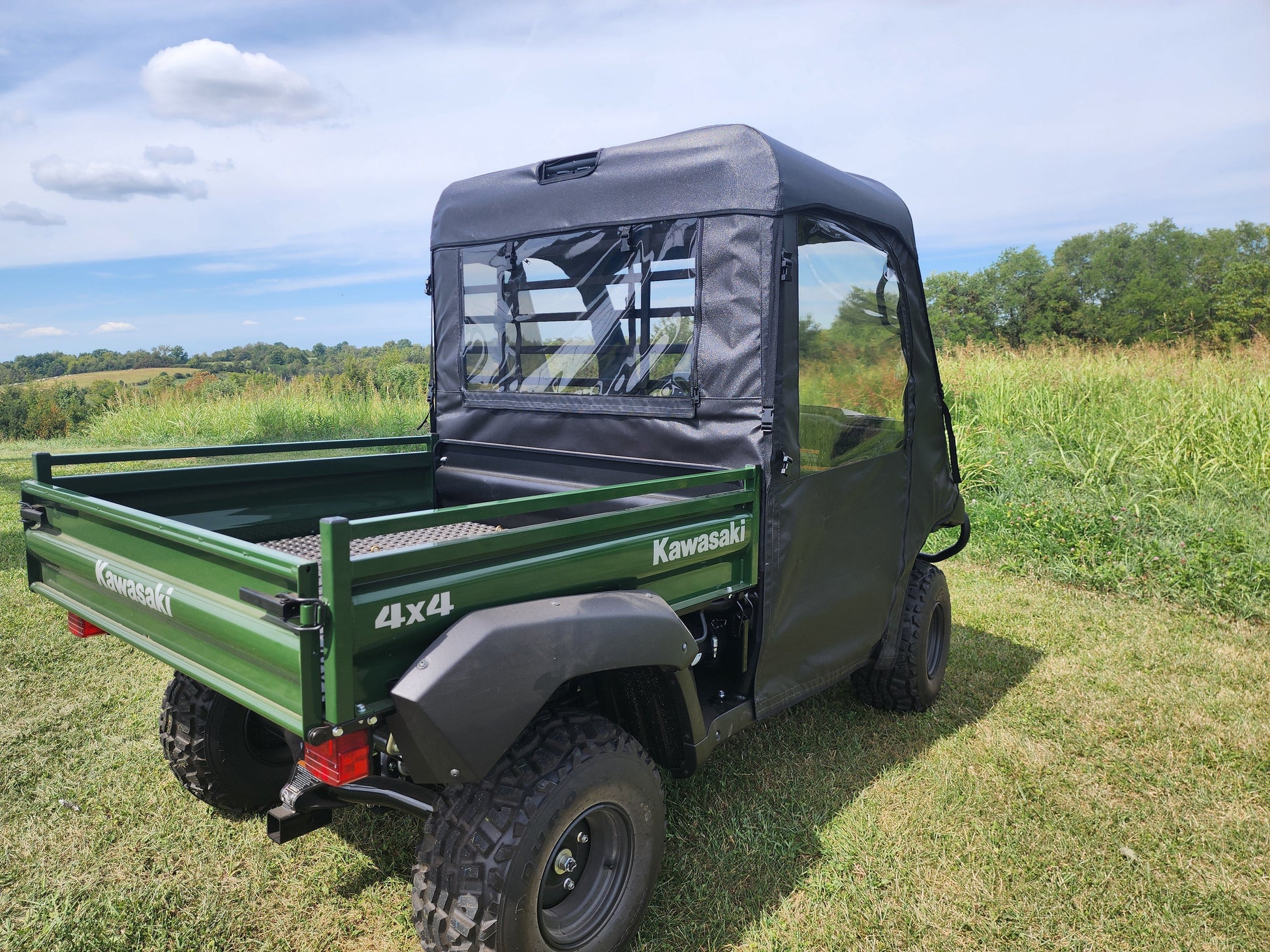 Kawasaki Mule 4000/4010 - Full Cab Enclosure for Hard Windshield - Full Cab Enclosure