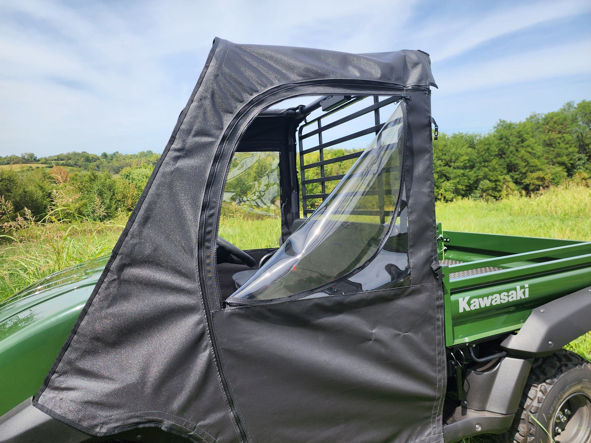 Kawasaki Mule 4000/4010 - Full Cab Enclosure for Hard Windshield - Full Cab Enclosure