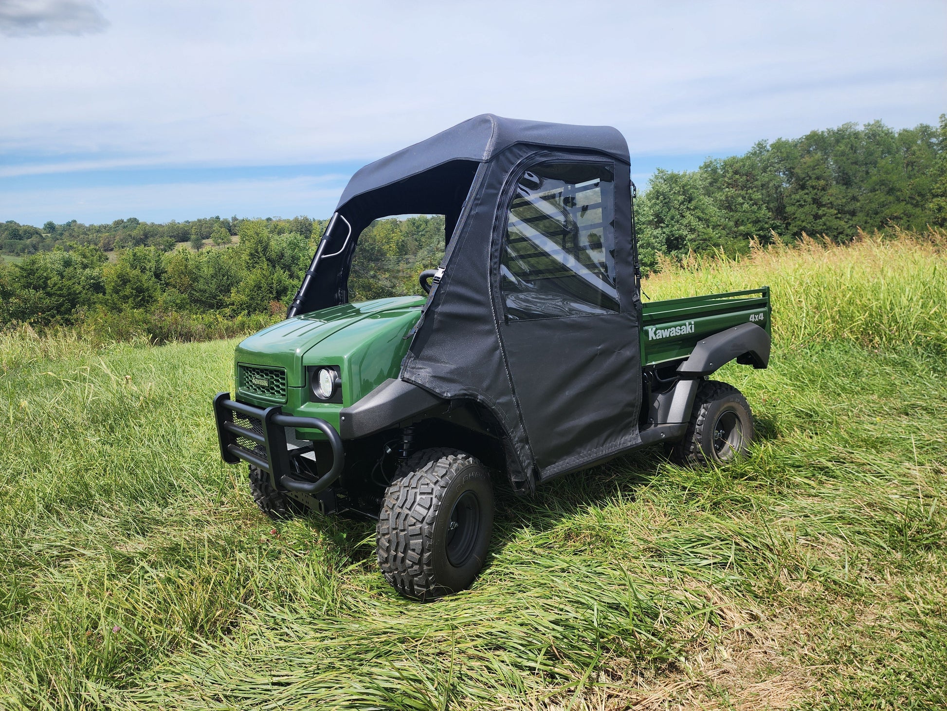 Kawasaki Mule 4000/4010 - Full Cab Enclosure for Hard Windshield - Full Cab Enclosure