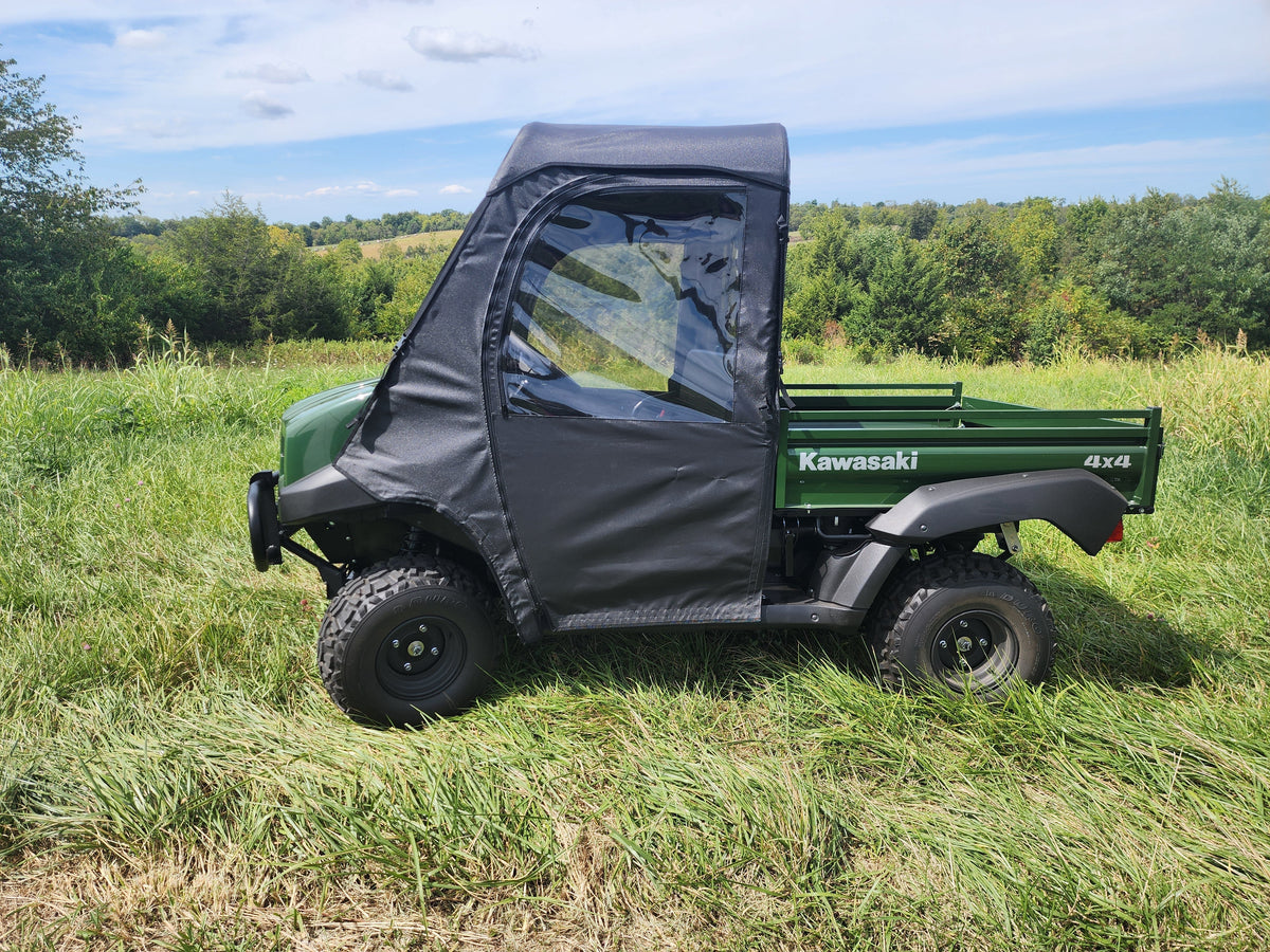 Kawasaki Mule 4000/4010 - Full Cab Enclosure for Hard Windshield - Full Cab Enclosure