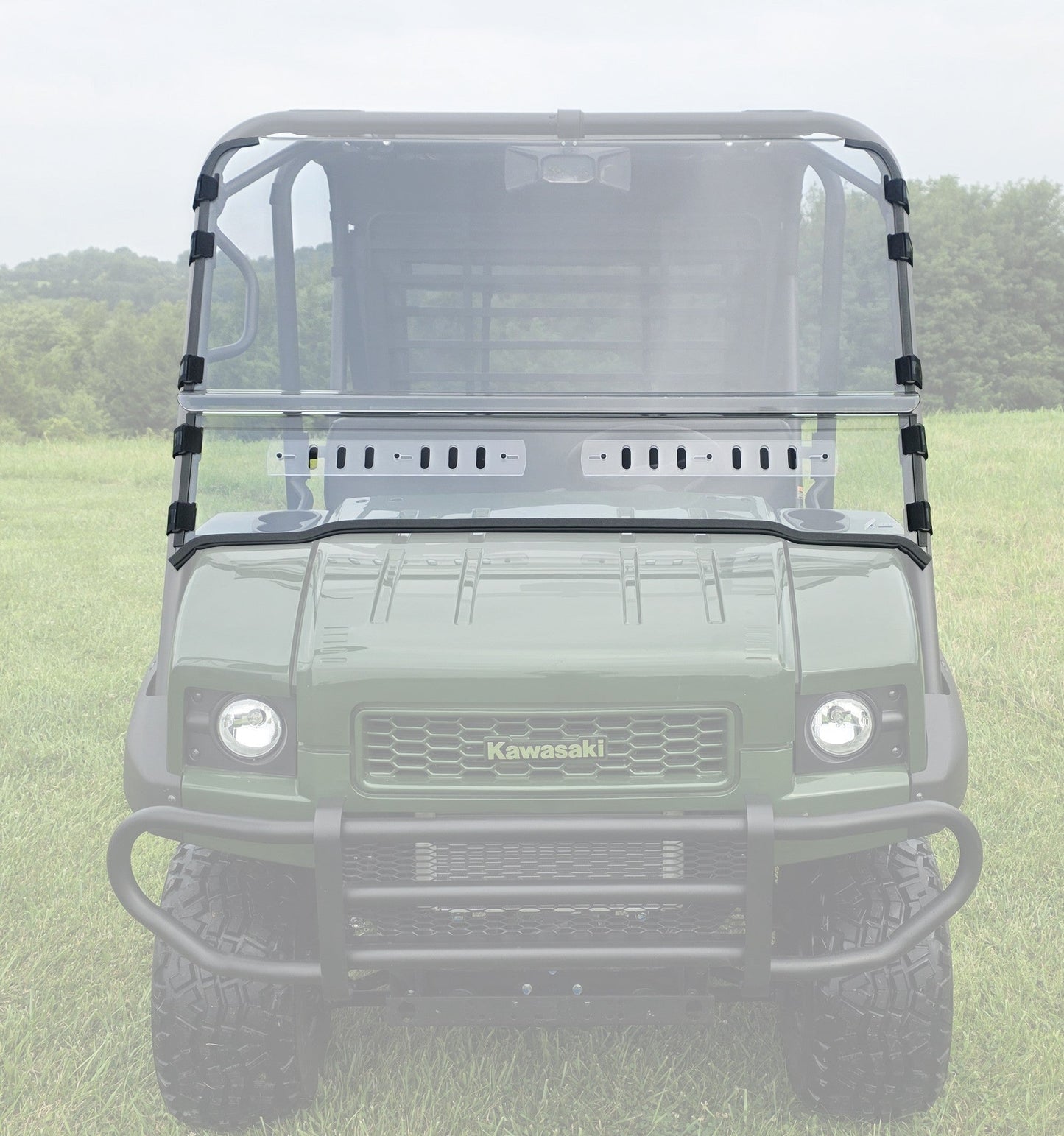 Kawasaki Mule 4000/4010 Trans - 2 Pc General-Purpose Windshield - Windshields