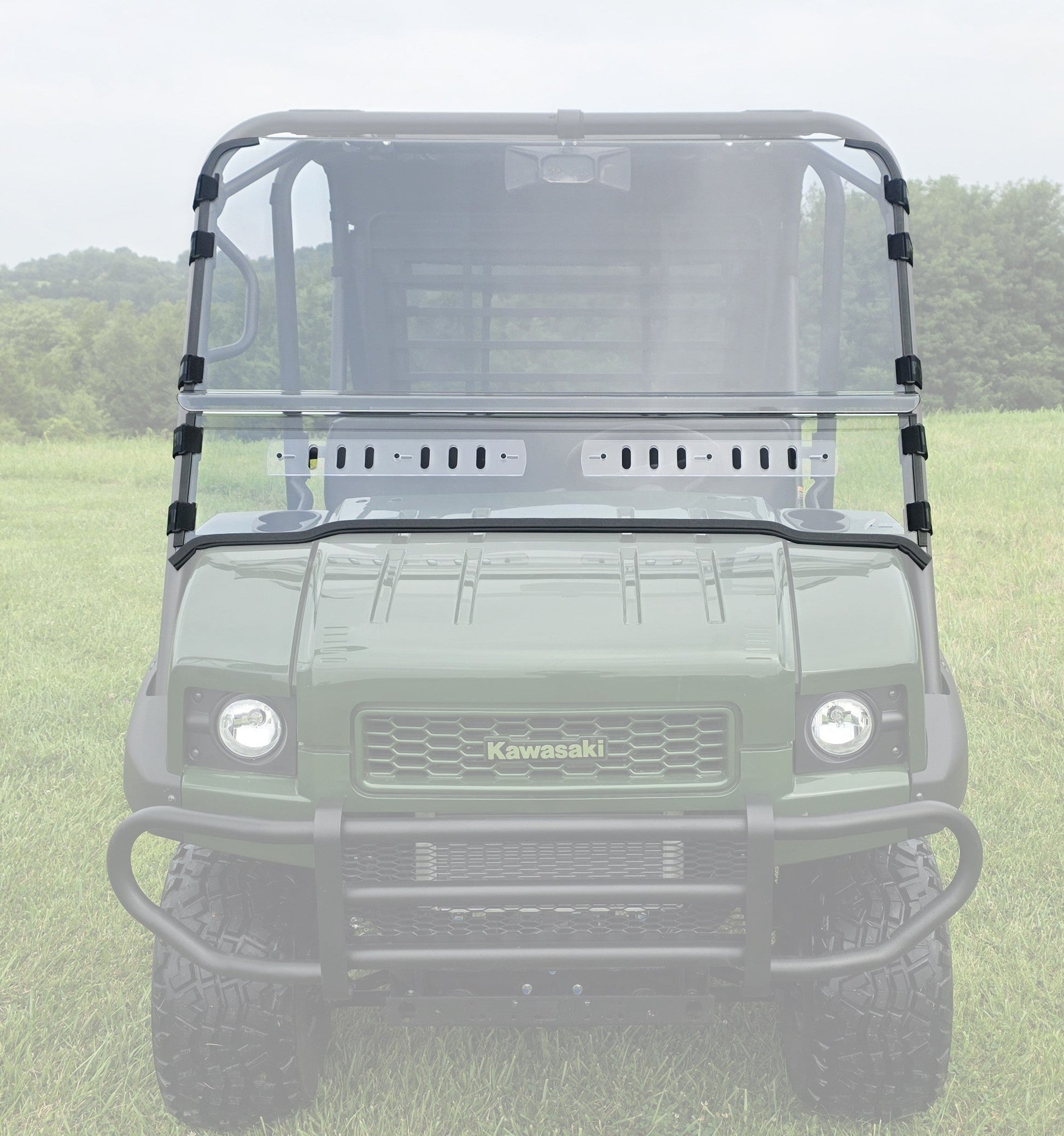 Kawasaki Mule 4000/4010 Trans - 2 Pc General-Purpose Windshield - Windshields