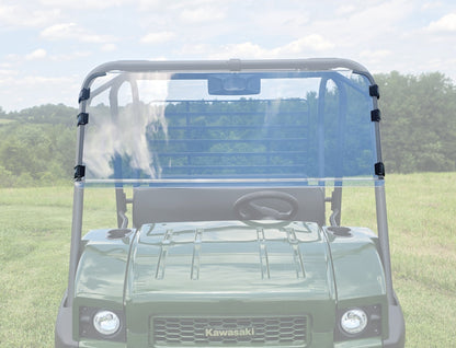 Kawasaki Mule 4000/4010 Trans - 2 Pc Scratch-Resistant Windshield - Windshields