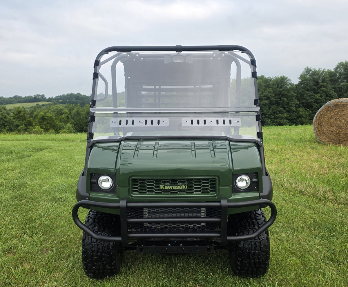 Kawasaki Mule 4000/4010 Trans - 2 Pc Scratch-Resistant Windshield - Windshields