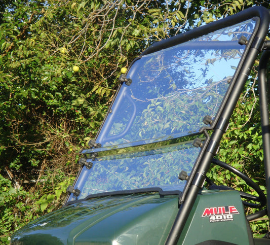 Kawasaki Mule 4000/4010 Trans - 2 Pc Scratch-Resistant Windshield - Windshields