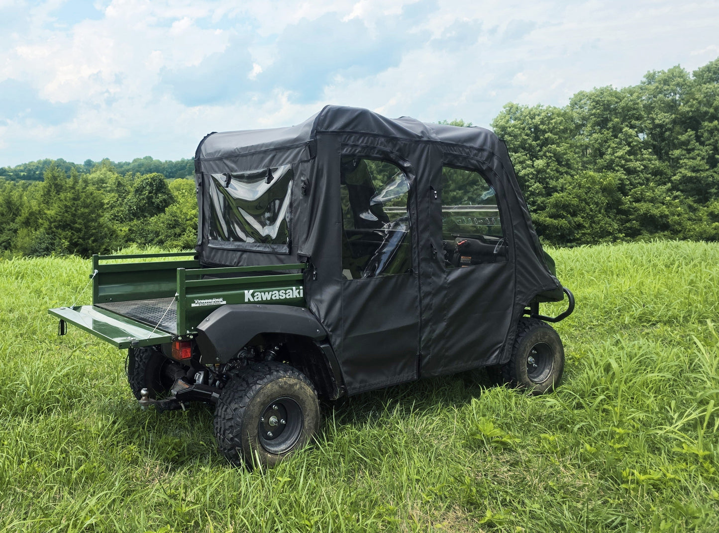 Kawasaki Mule 4000/4010 Trans - Door/Rear Window Combo - Full Door/Back Panel