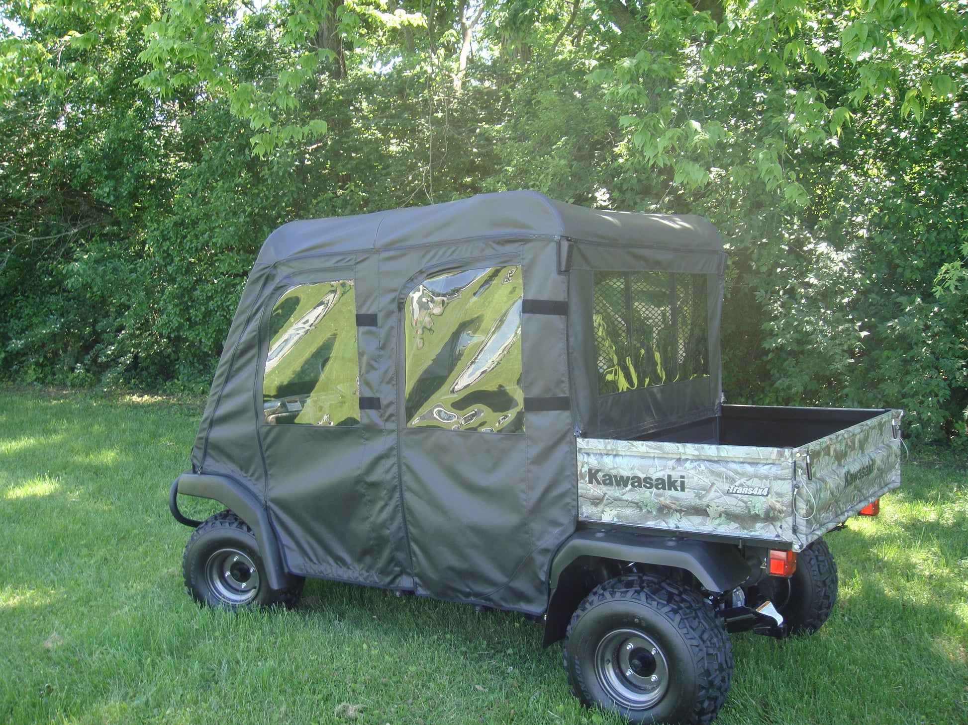 Kawasaki Mule 4000/4010 Trans - Full Cab Enclosure for Hard Windshield - Full Cab Enclosure