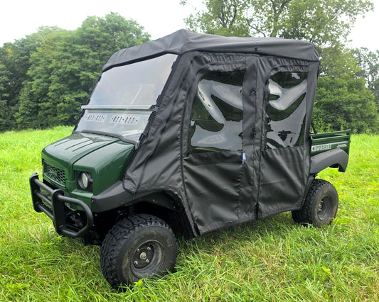 Kawasaki Mule 4000/4010 Trans - Full Cab Enclosure for Hard Windshield - Full Cab Enclosure