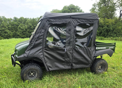 Kawasaki Mule 4000/4010 Trans - Full Cab Enclosure for Hard Windshield - Full Cab Enclosure