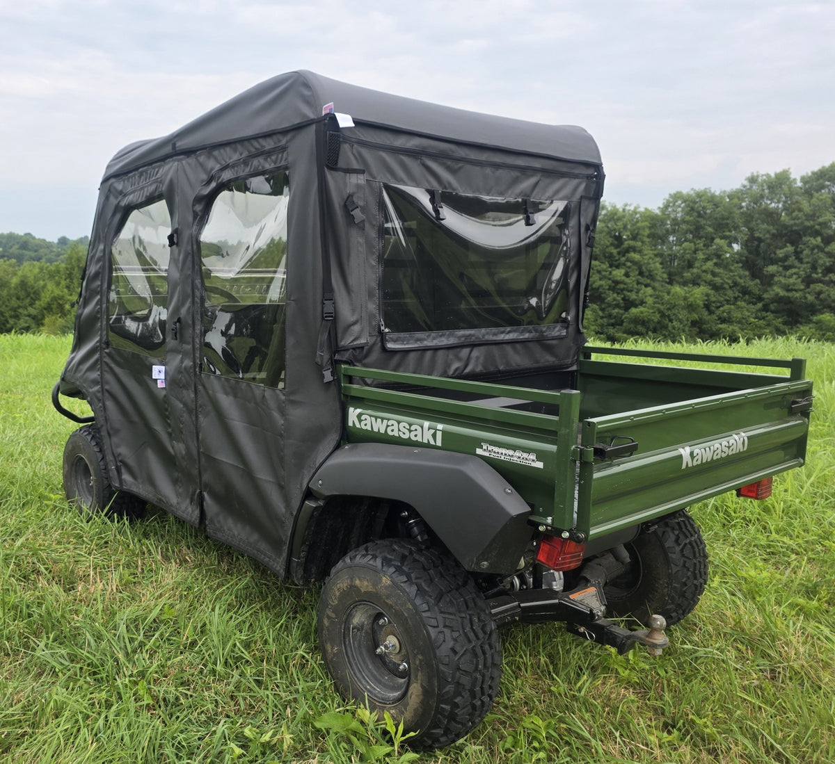 Kawasaki Mule 4000/4010 Trans - Full Cab Enclosure for Hard Windshield - Full Cab Enclosure