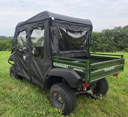 Kawasaki Mule 4000/4010 Trans - Full Cab Enclosure for Hard Windshield - Full Cab Enclosure