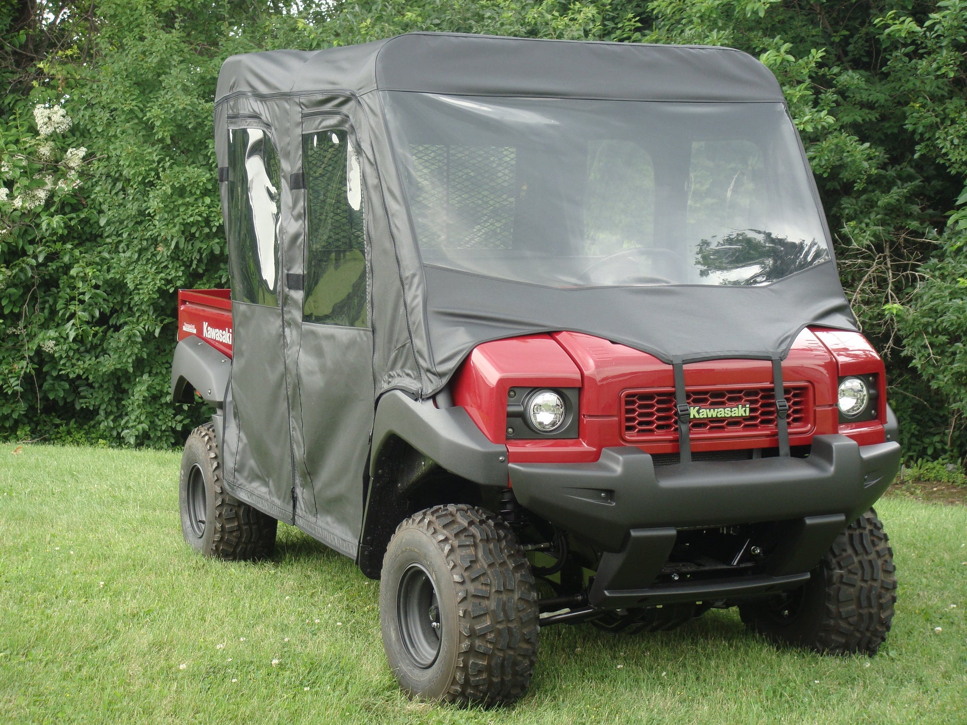 Kawasaki Mule 4000/4010 Trans - Full Cab Enclosure with Vinyl Windshield - Full Cab Enclosure