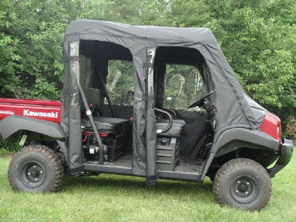Kawasaki Mule 4000/4010 Trans - Full Cab Enclosure with Vinyl Windshield - Full Cab Enclosure