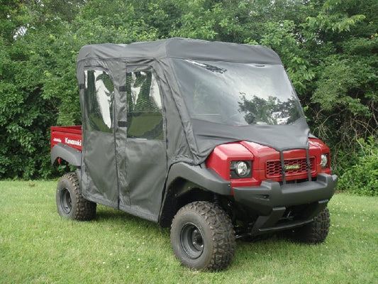 Kawasaki Mule 4000/4010 Trans - Full Cab Enclosure with Vinyl Windshield - Full Cab Enclosure