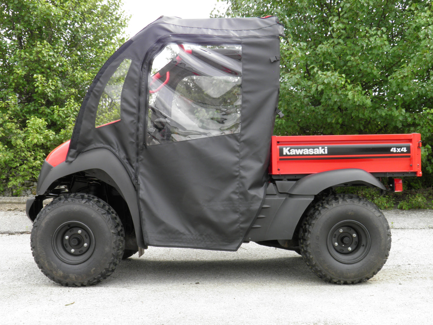 Kawasaki Mule 600/610 - Door/Rear Window Combo - Full Door/Back Panel