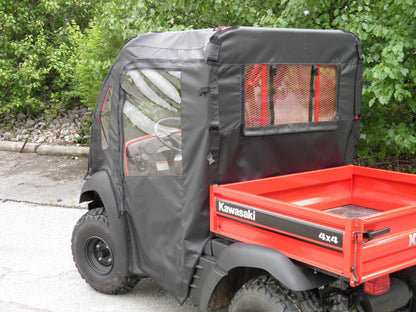 Kawasaki Mule 600/610 - Full Cab Enclosure for Hard Windshield - Full Cab Enclosure