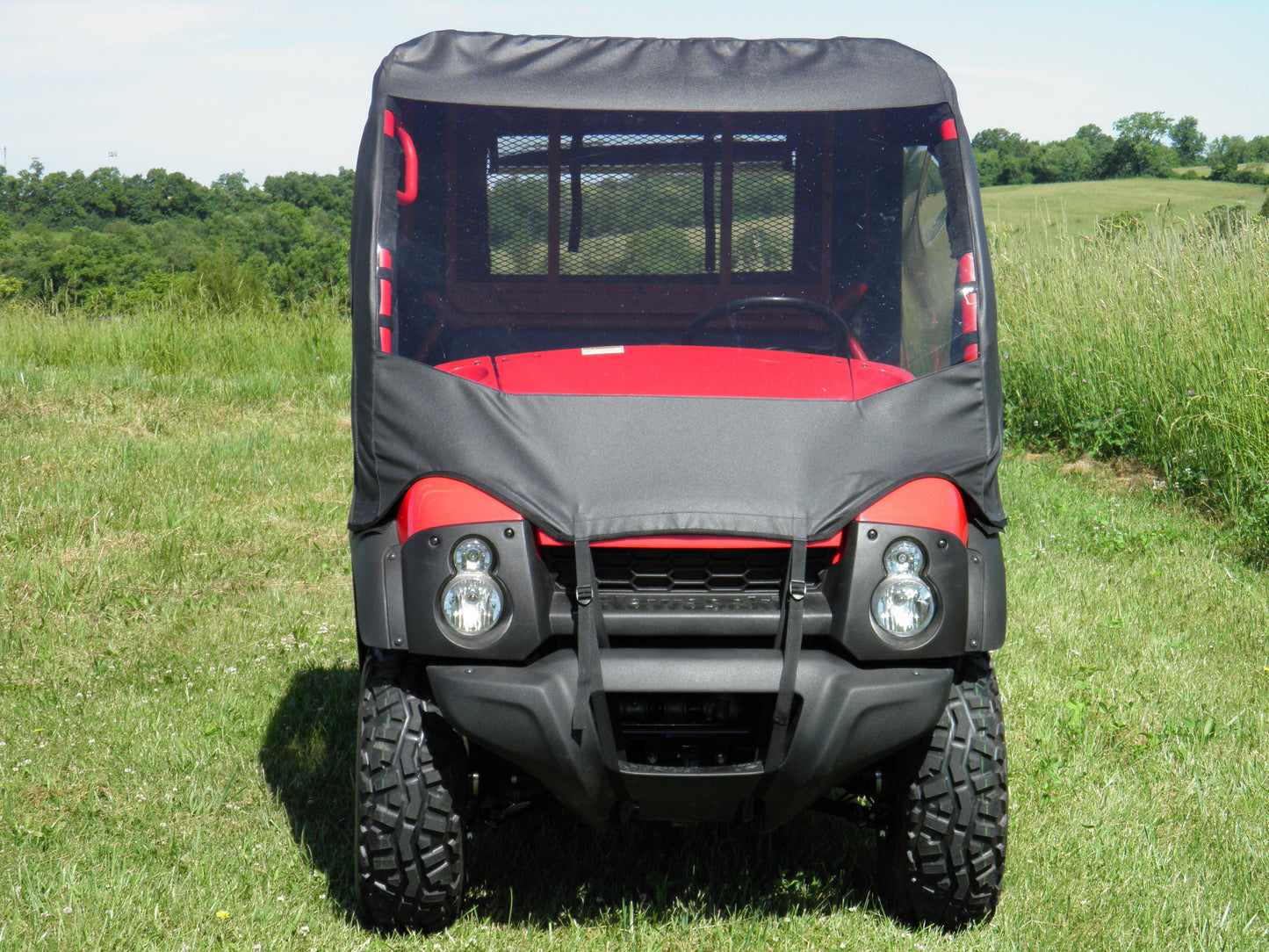 Kawasaki Mule 600/610 - Full Cab Enclosure with Vinyl Windshield - Full Cab Enclosure