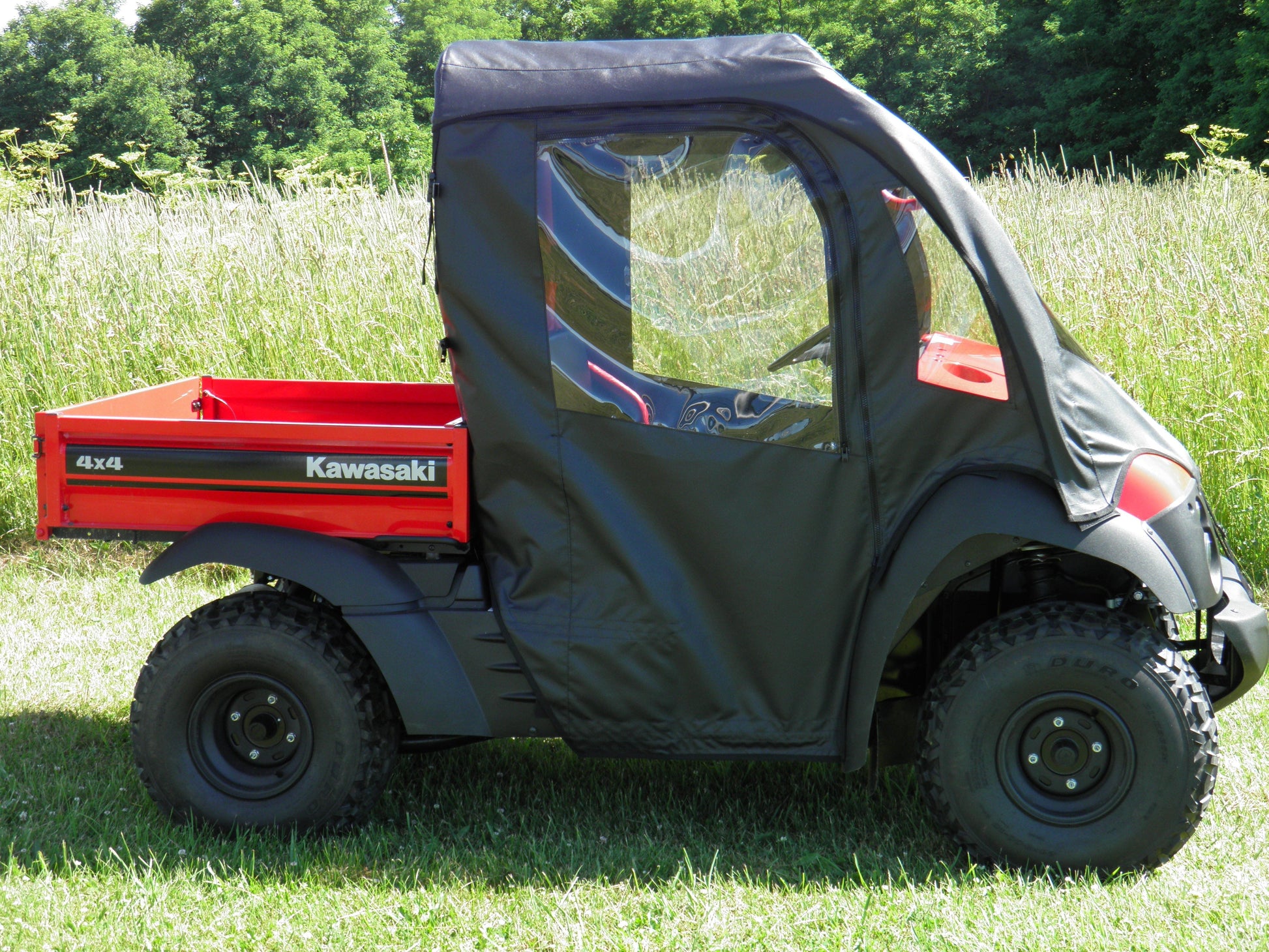 Kawasaki Mule 600/610 - Full Cab Enclosure with Vinyl Windshield - Full Cab Enclosure