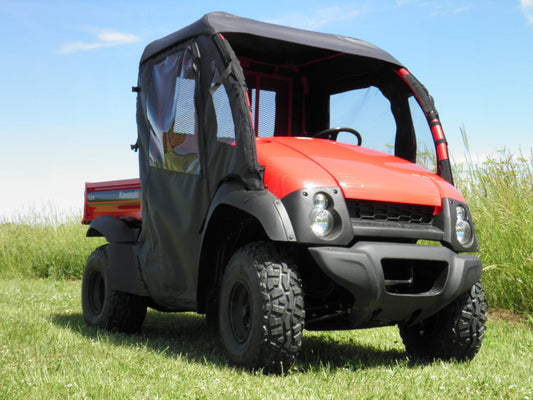 Kawasaki Mule 600/610 - Full Cab Enclosure for Hard Windshield