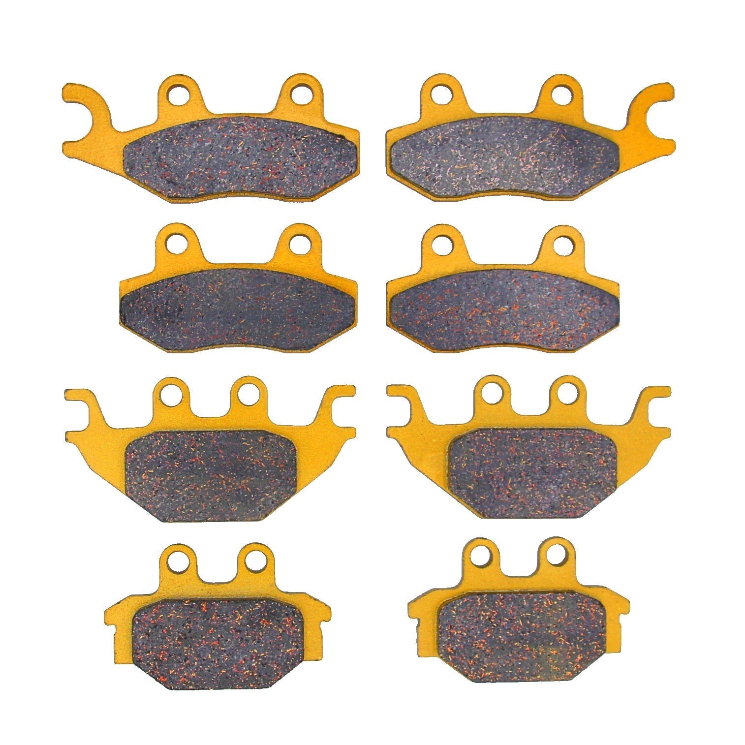 Kawasaki Mule Pro DX/DTX/FX/FXT/FXR 2015-2026 Ceramic Brake Pad Set - Vehicle Parts & Accessories