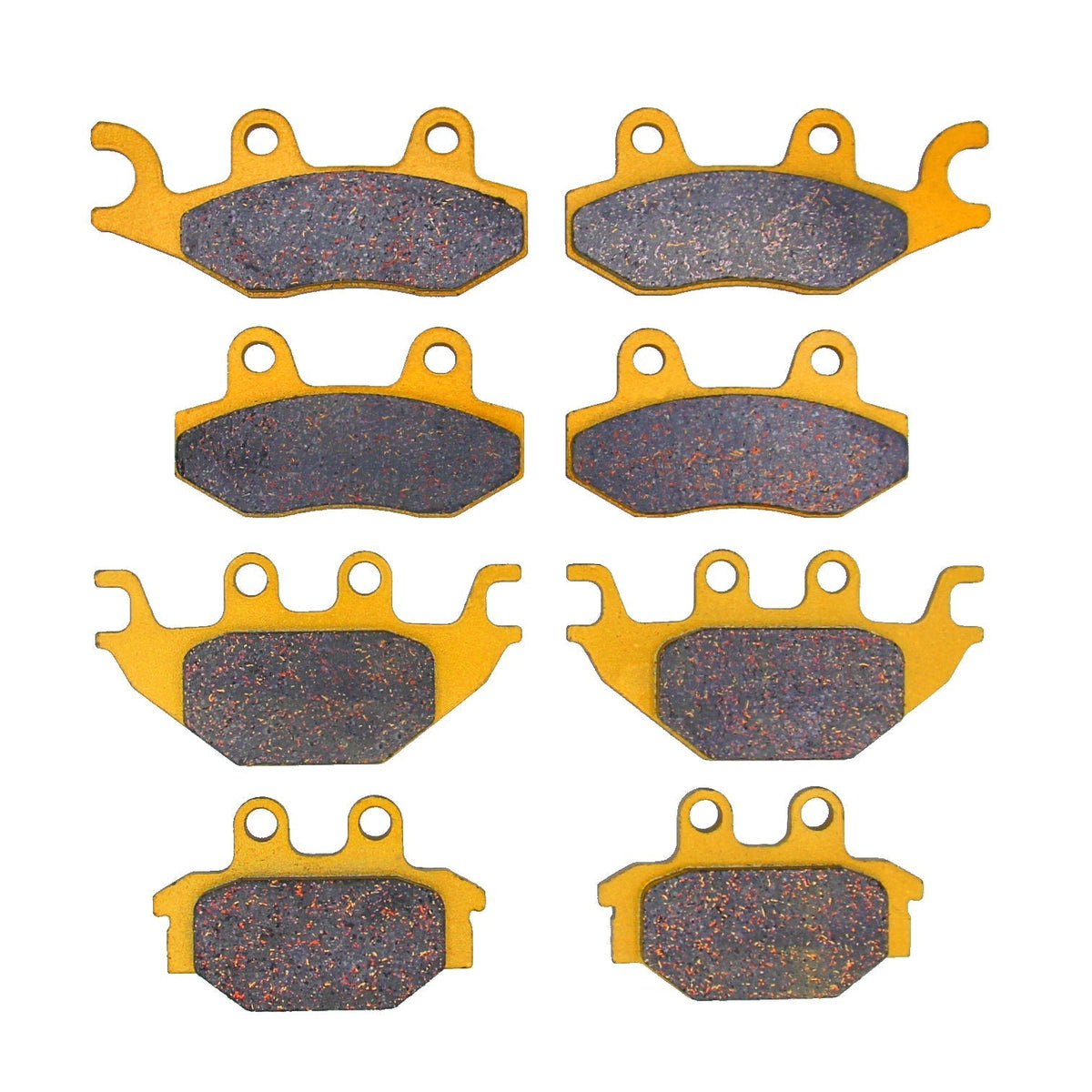 Kawasaki Mule Pro DX/DTX/FX/FXT/FXR/MX 2015-2027 Ceramic Brake Pad Set - Vehicle Parts & Accessories