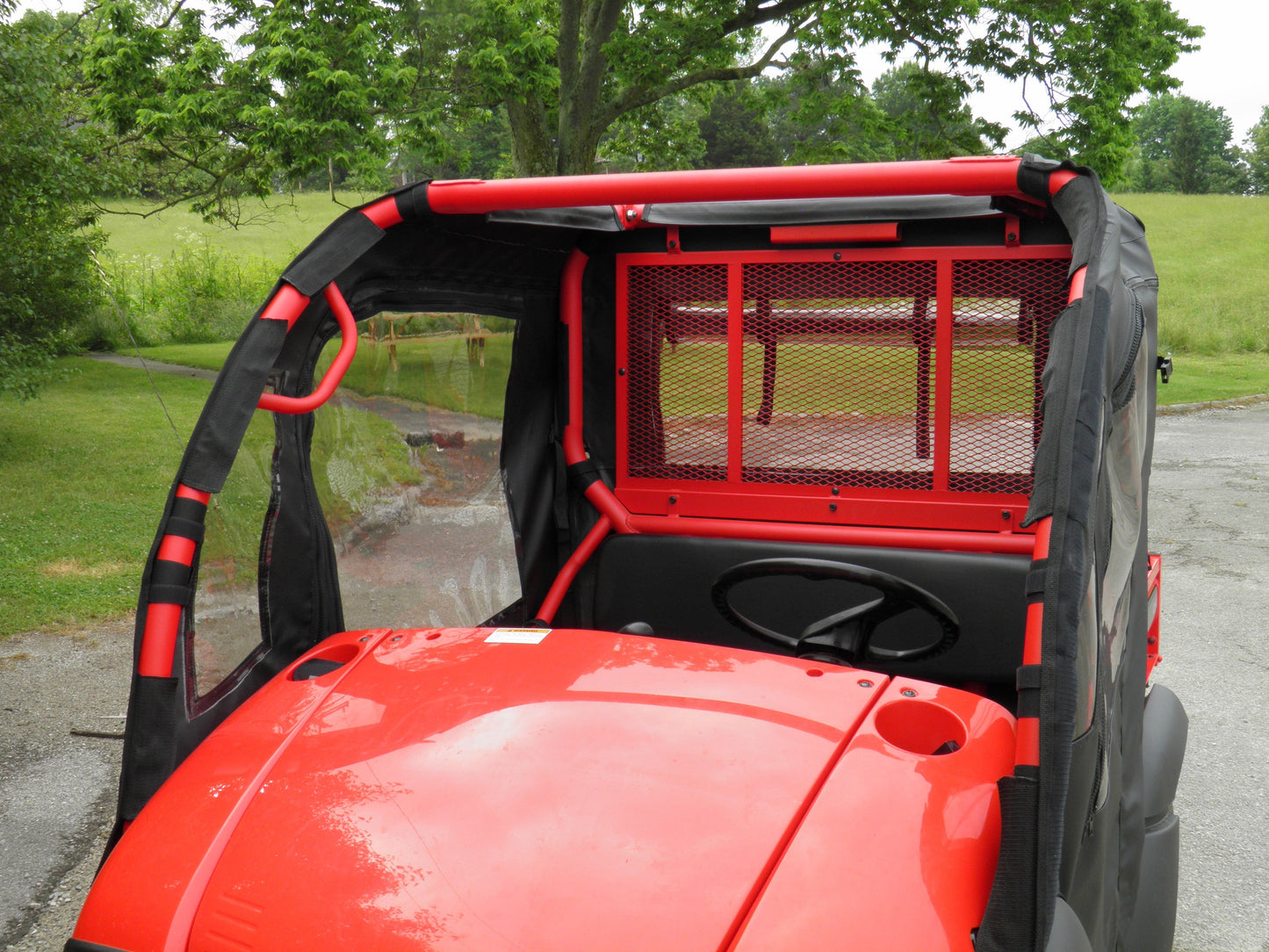 Kawasaki Mule SX - Door/Rear Window Combo - Full Door/Back Panel