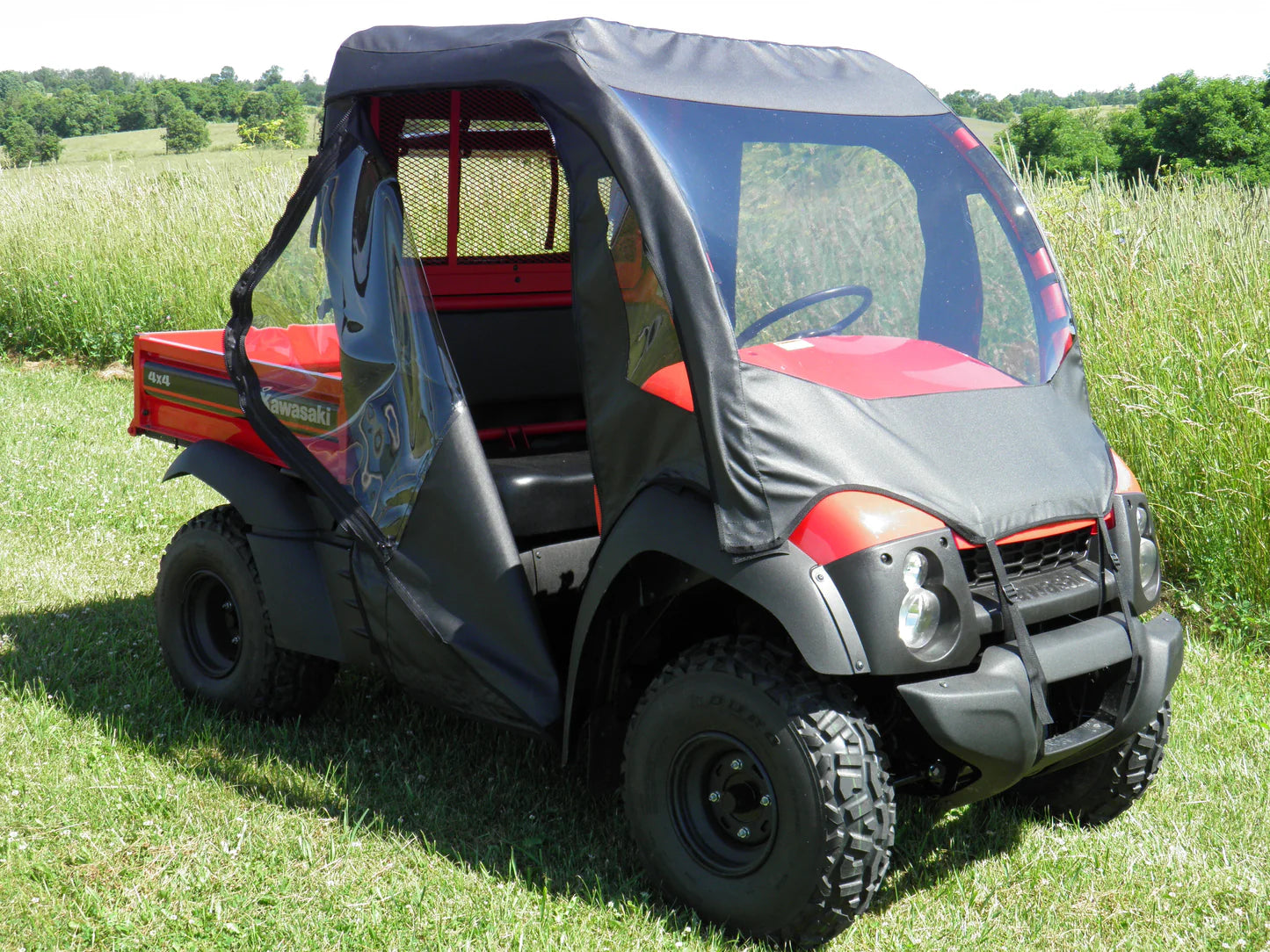 Kawasaki Mule SX - Full Cab Enclosure with Vinyl Windshield