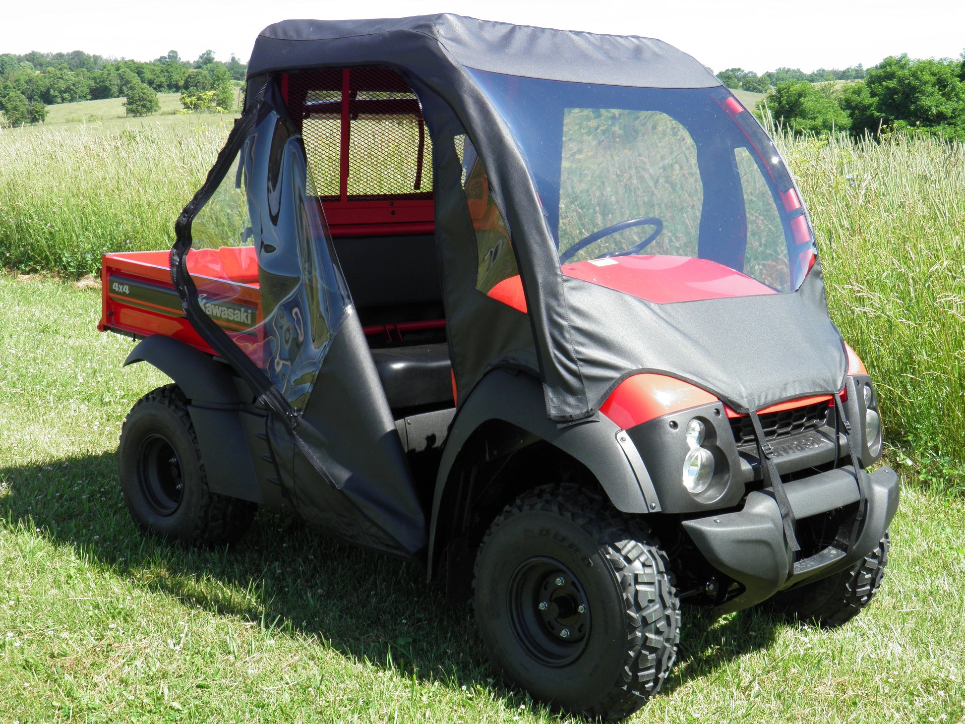 Kawasaki Mule SX - Full Cab Enclosure with Vinyl Windshield - Full Cab Enclosure