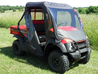 Kawasaki Mule SX - Full Cab Enclosure with Vinyl Windshield - Full Cab Enclosure