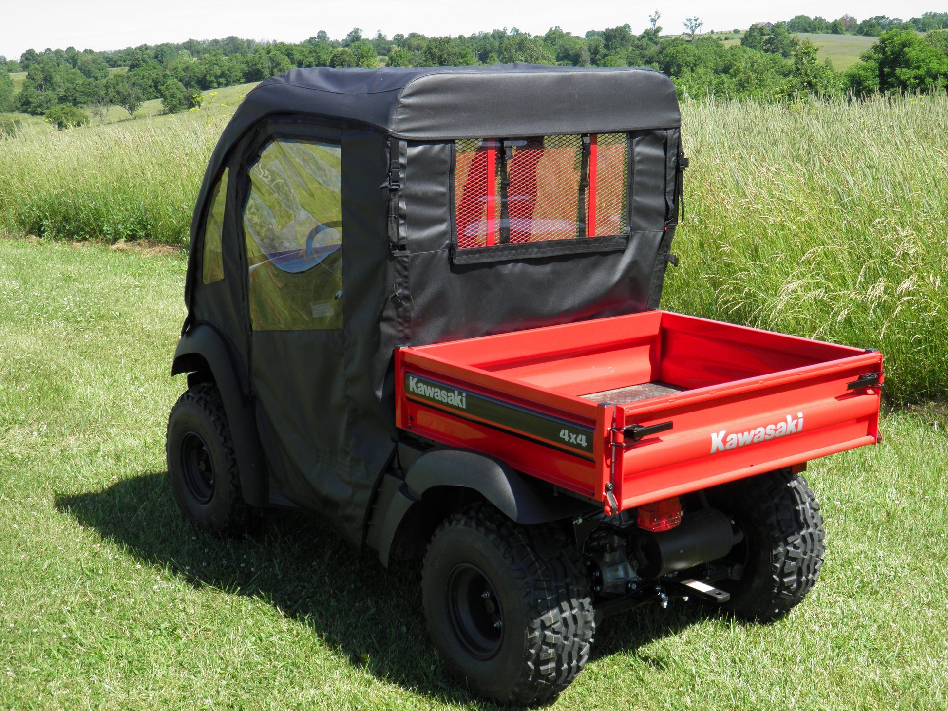 Kawasaki Mule SX - Full Cab Enclosure with Vinyl Windshield - Full Cab Enclosure