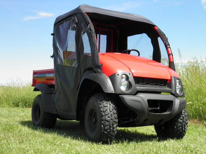 Kawasaki Mule SX - Full Cab Enclosure for Hard Windshield