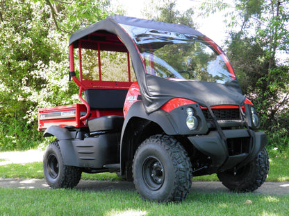 Kawasaki Mule SX - Vinyl Windshield/Top Combo - Windshield and Roof