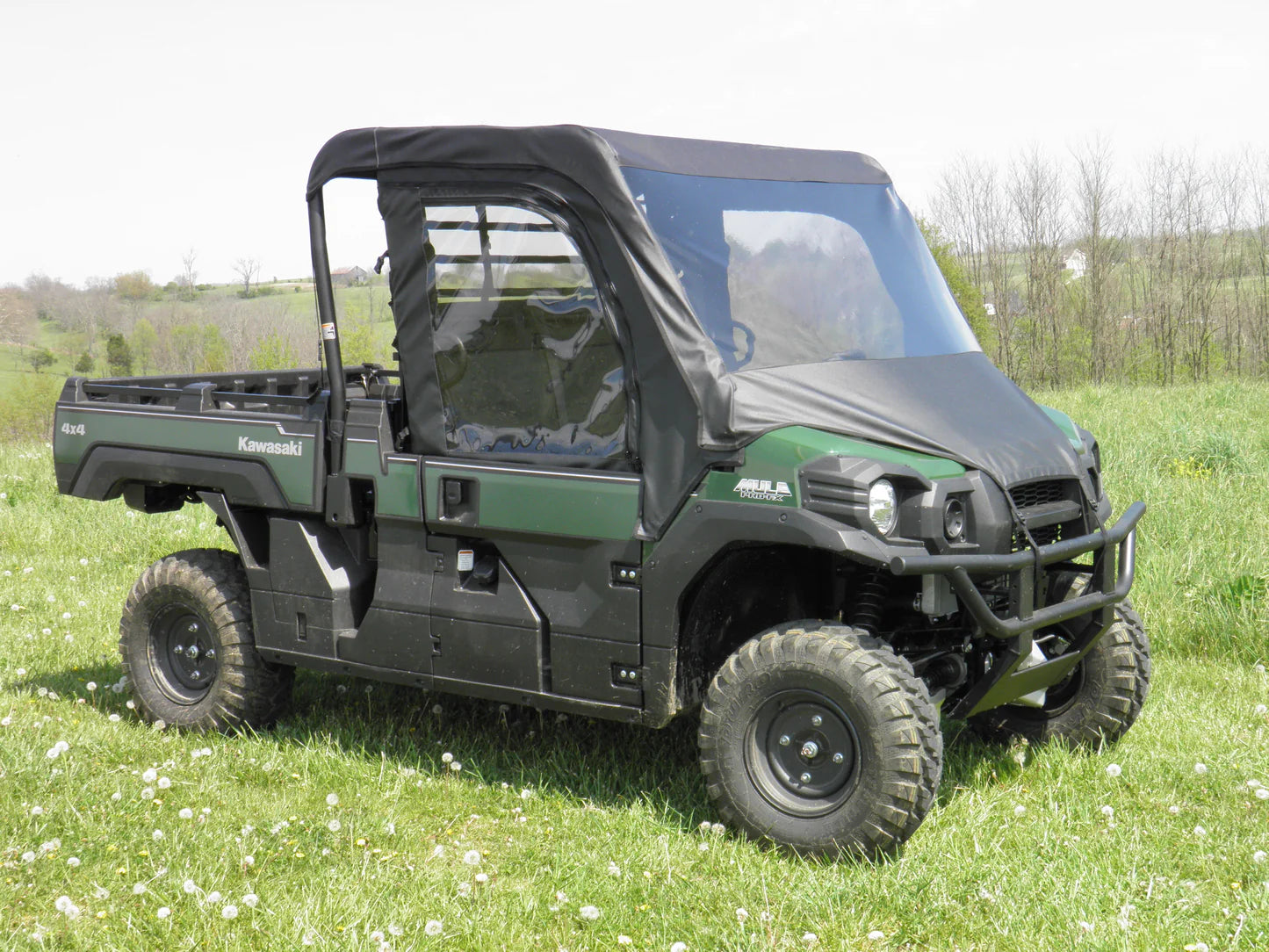 Kawasaki Pro FX - Full Cab Enclosure with Vinyl Windshield (Half Doors)