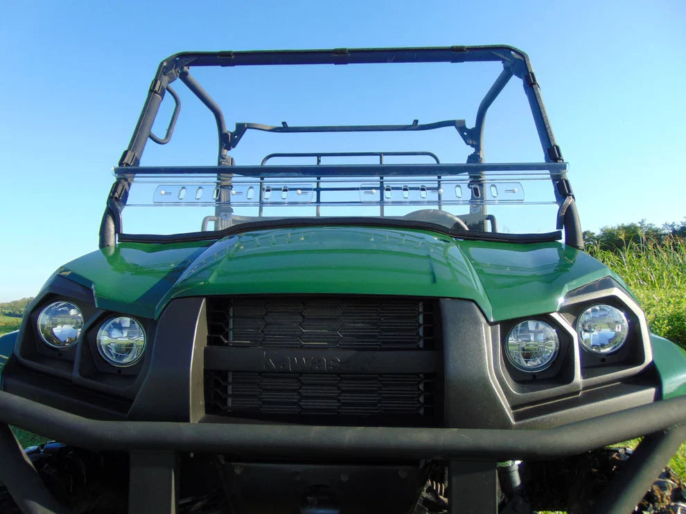 Kawasaki Pro-MX - 2 Pc Windshield with Clamp Vent and Hard Coat Options - Windshields