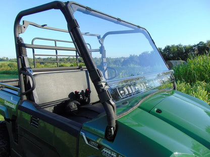 Kawasaki Pro-MX - 2 Pc Windshield with Clamp Vent and Hard Coat Options - Windshields