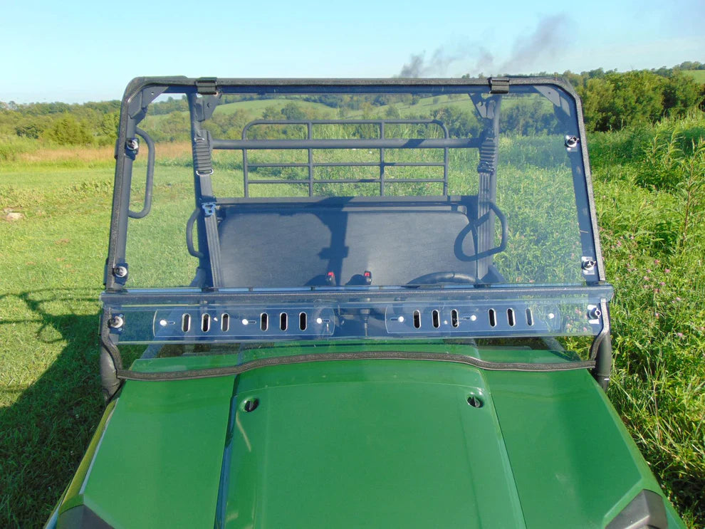 Kawasaki Pro-MX - 2 Pc Windshield with Clamp Vent and Hard Coat Options - Windshields