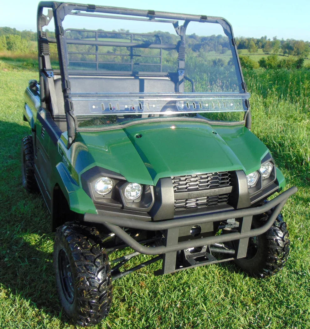 Kawasaki Pro-MX - 2 Pc Windshield with Clamp Vent and Hard Coat Options - Windshields