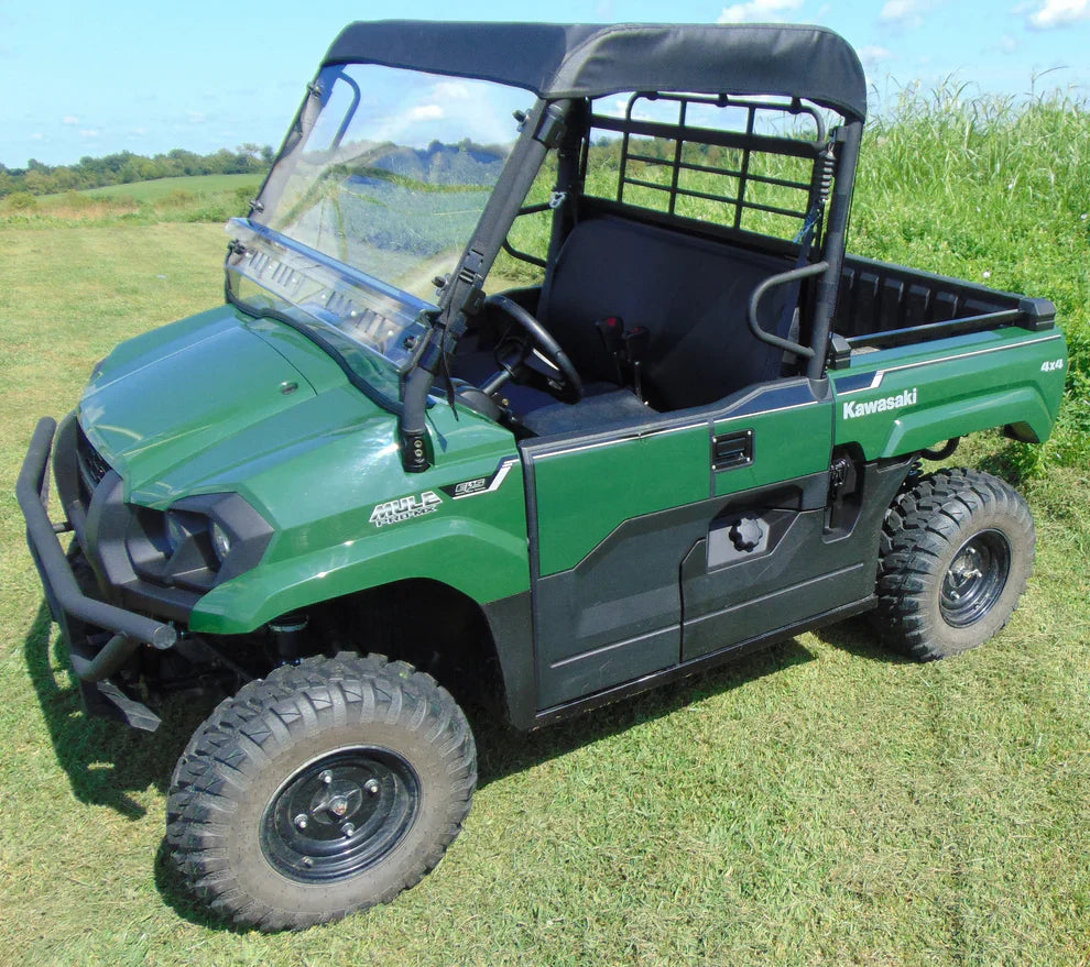 Kawasaki Pro-MX - Full Cab Enclosure for Hard Windshield - Doors