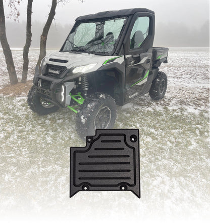 Kawasaki Ridge 2 Door Rubber Floor Mats (ALL MODELS) - Center Mat (Bucket Seat) - UTV Rubber floor mats