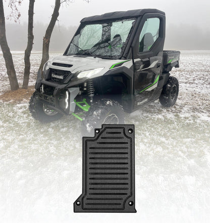 Kawasaki Ridge 2 Door Rubber Floor Mats (ALL MODELS) - Center Mat (Bench Seat) - UTV Rubber floor mats