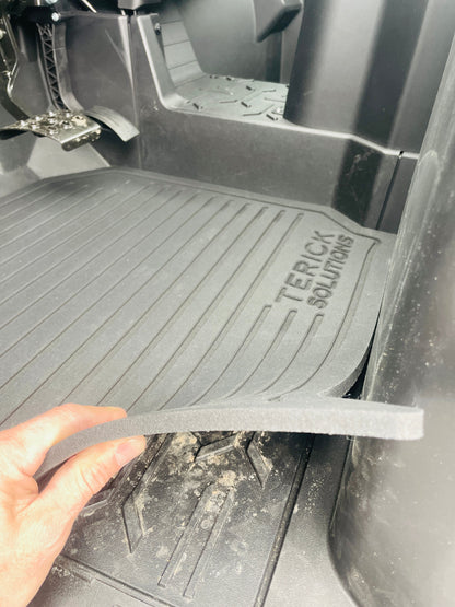 Kawasaki Ridge 2 Door Rubber Floor Mats (ALL MODELS) - UTV Rubber floor mats