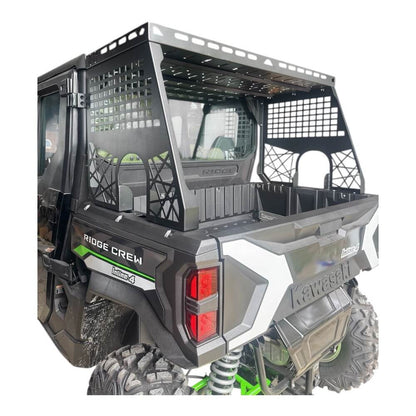 Kawasaki Ridge Bed Rack with Enclosure - None / Rack Only - Storage Options