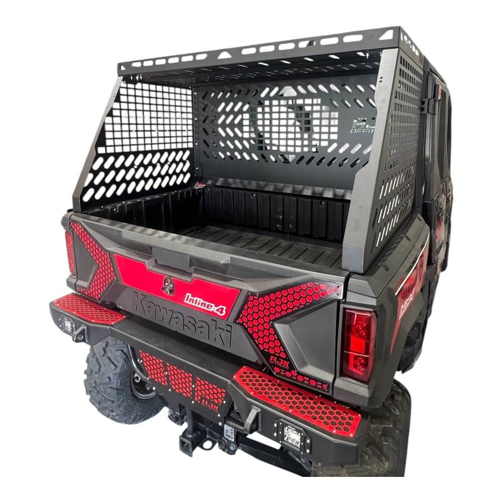 Kawasaki Ridge Bed Rack with Enclosure - Storage Options